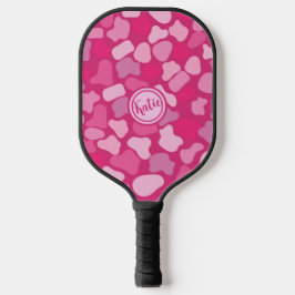 Palas De Pickleball Patrón de piedra rosa-