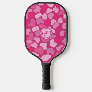 Palas De Pickleball Patrón de piedra rosa-