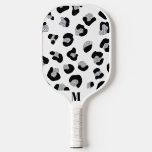 Palas De Pickleball Patrón de piel animal de leopardo de la nieve espu