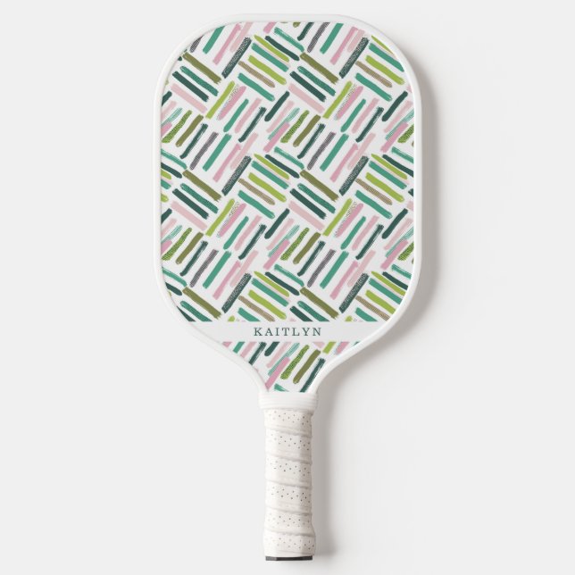 Palas De Pickleball Patrón de pincel moderno (Anverso)
