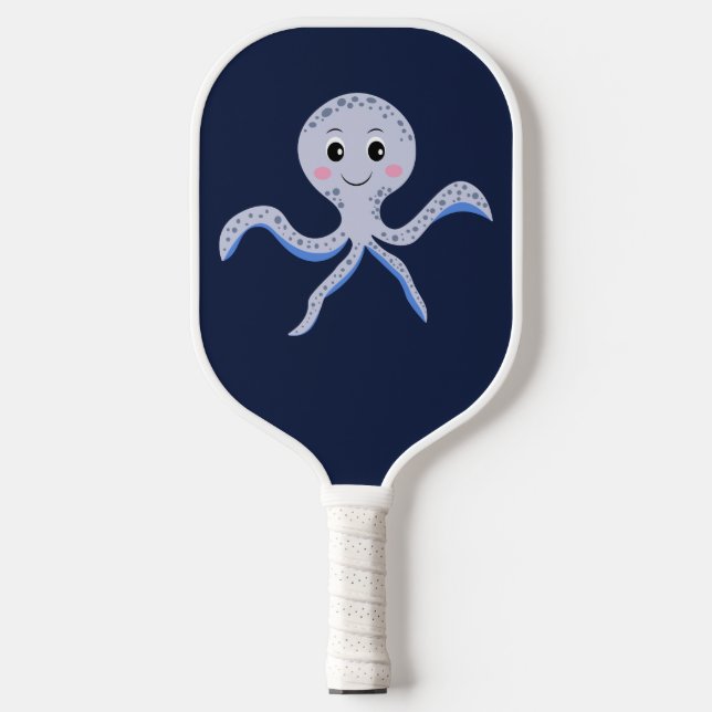 Palas De Pickleball Patrón de pulpo bajo el mar (Anverso)