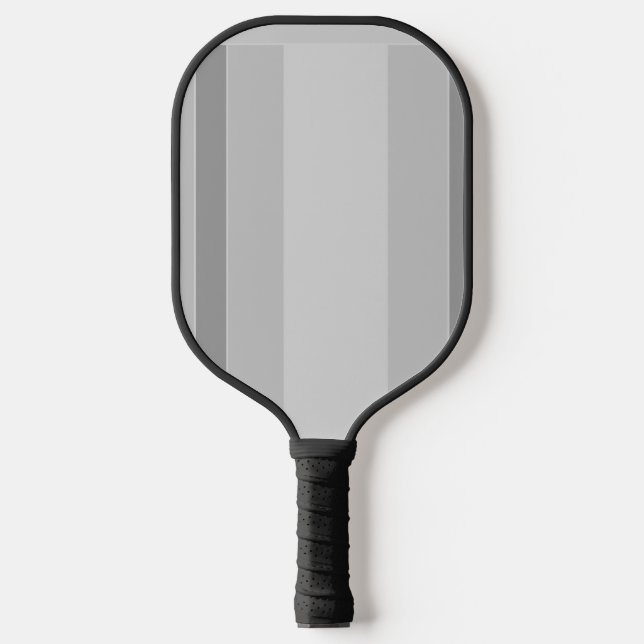 Palas De Pickleball Patrón de rayas grises (Anverso)