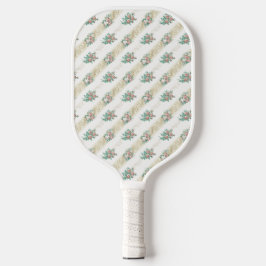 Palas De Pickleball Patrón de Rosa Vintage - Pala de Pickleball