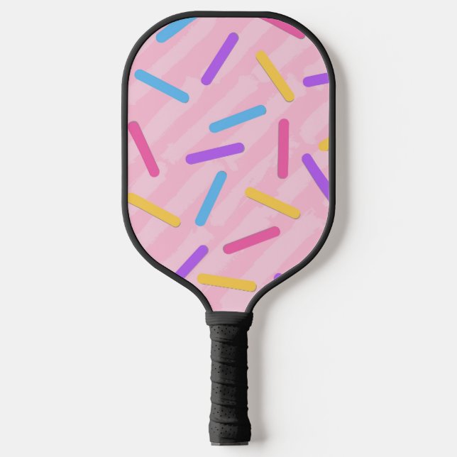 Palas De Pickleball Patrón de salpicaduras de arcoiris (Anverso)