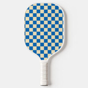 Palas De Pickleball Patrón de tablero de ajedrez con comprobación de c