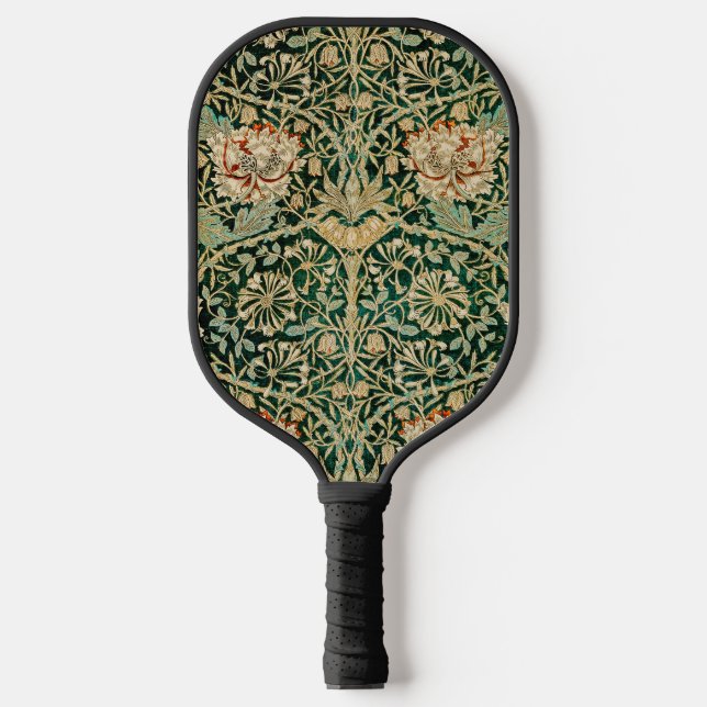 Palas De Pickleball Patrón de William Morris Honeysuckle (Anverso)