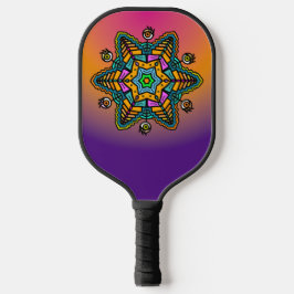 Palas De Pickleball Patrón Doodle con ojos