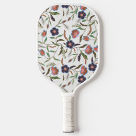 Palas De Pickleball Patrón floral abstracto de estilo Batik asiático s