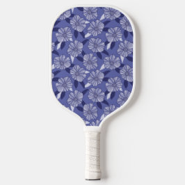 Palas De Pickleball Patrón floral púrpura moderno
