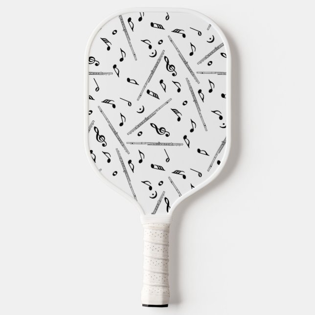 Palas De Pickleball Patrón Flue Music Notes (Reverso )