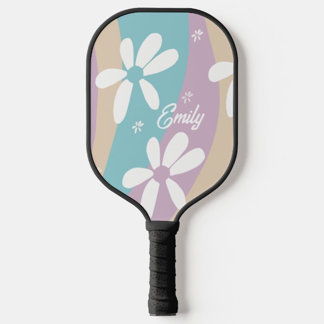 Palas De Pickleball Patrón ondulado de la flor gruesa (Anverso)