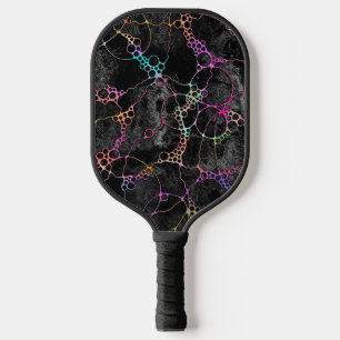 Palas De Pickleball Patrón Pintado A Mano Y Digitalmente Art. 44