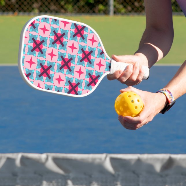 Palas De Pickleball Patrón rosa delgado Paddle de pellizco personaliza (in situ)
