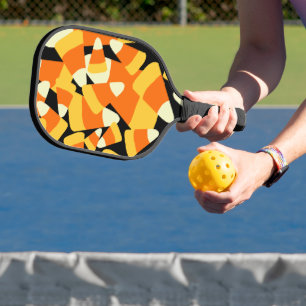 Palas De Pickleball Patrón sin foco de maíz de dulce de Halloween