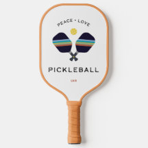 Peace Love Pickleball Personalizado Pickleball Pad