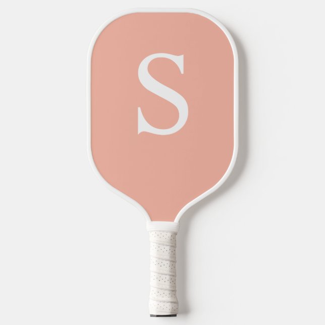 Palas De Pickleball Peach Monograma Personalizado Pickleball Paddle (Anverso)
