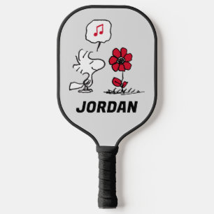 Palas De Pickleball PEANUTS   Patrón rojo y negro