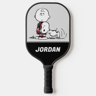 Palas De Pickleball PEANUTS   Rojo y Negro   Añadir su nombre