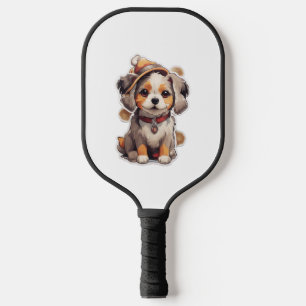 Palas De Pickleball Pegatinas de un solo perro