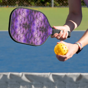 Palas De Pickleball Pelo púrpura abstracto texturado