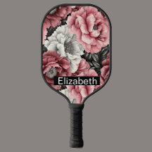 Peonía Personalizada Rosa y Blanca Bonita