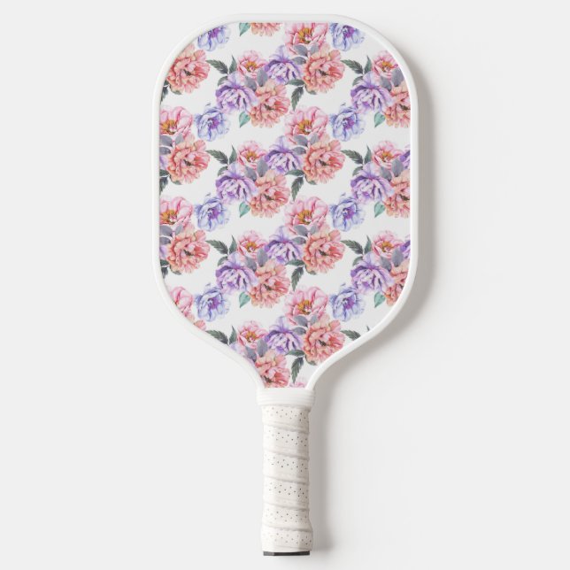 Palas De Pickleball Peony Pink and Purple Pickleball Paddle (Anverso)