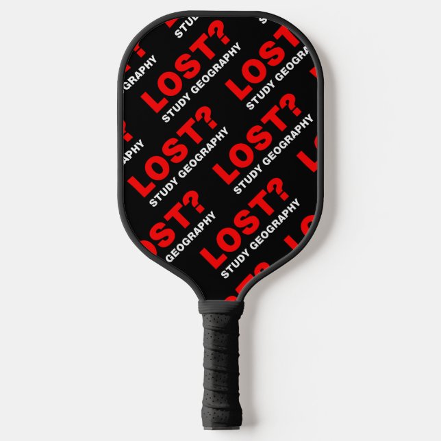Palas De Pickleball ¿Perdido? Geografía del estudio (Anverso)