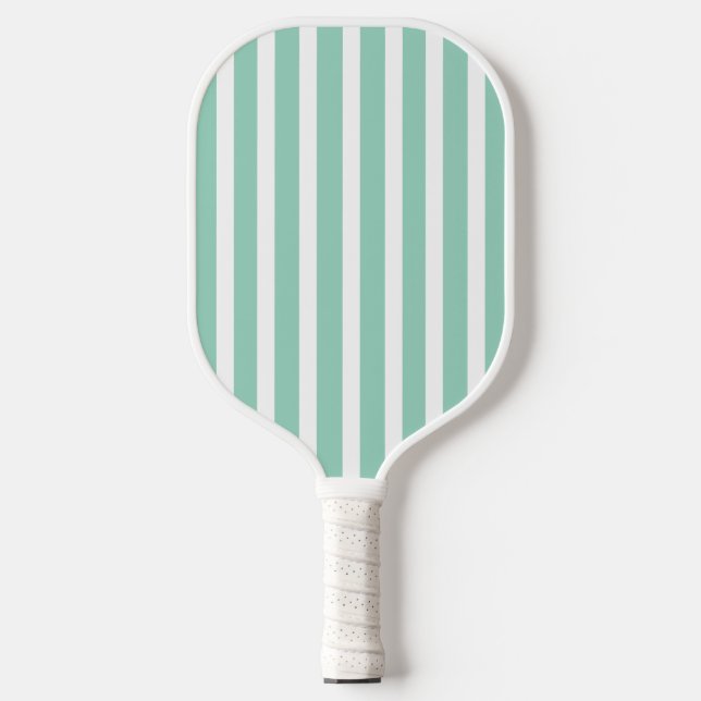 Palas De Pickleball Perla Aqua Stripes Pickleball Paddle (Anverso)