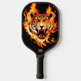 Palas De Pickleball Perla de baloncesto en monograma de tigre que se e