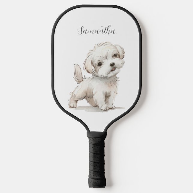 Palas De Pickleball Perro Cute (Anverso)