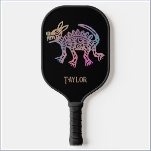 Palas De Pickleball Perro de diseño azteca de Guay