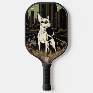 Palas De Pickleball Perro de pequeña ciudad con remo personalizado de 