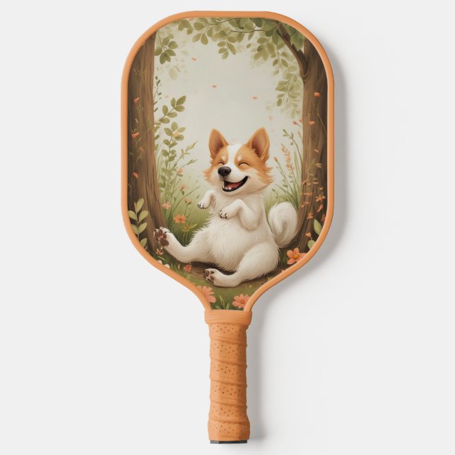 Palas De Pickleball Perro Feliz  (Anverso)