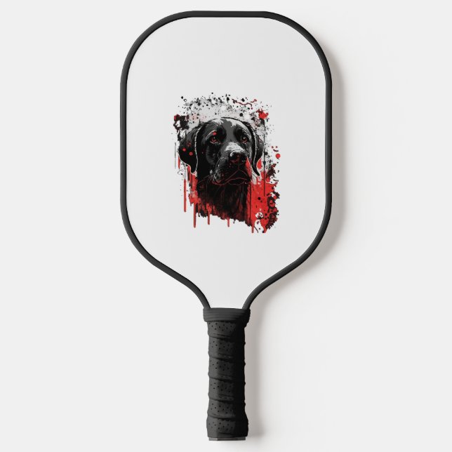 Palas De Pickleball perro labrador (Anverso)