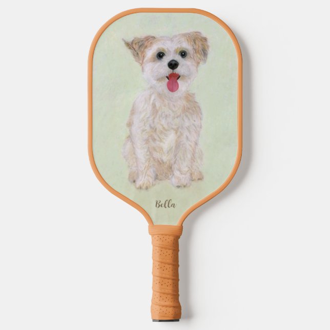Palas De Pickleball Perro Morkie (Anverso)