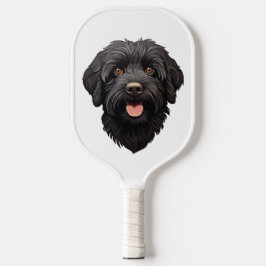 Palas De Pickleball Perro negro Labradoodle