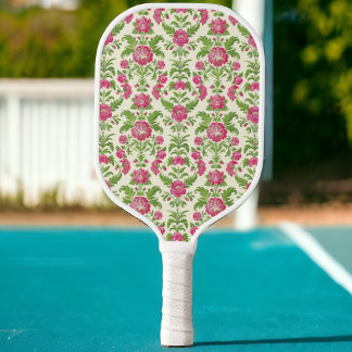 Palas De Pickleball Perro Pickleball Paddle Dámpara rosa y verde