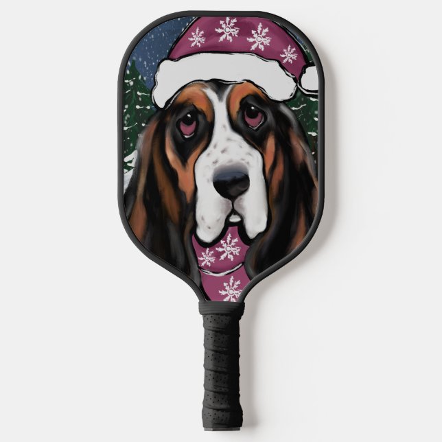 PALAS DE PICKLEBALL PERRO SABUESO BÁSSET (Anverso)