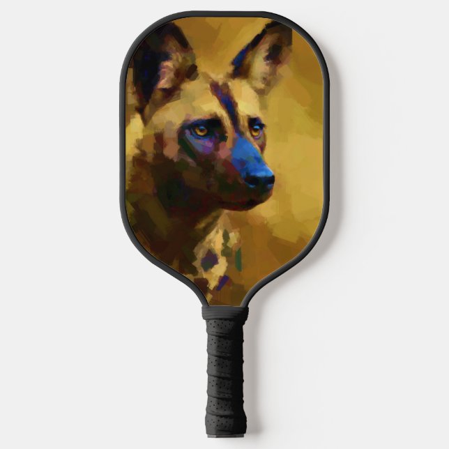 Palas De Pickleball Perro salvaje africano (Anverso)