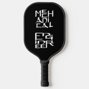 Palas De Pickleball Personaje de ingeniero mecánico