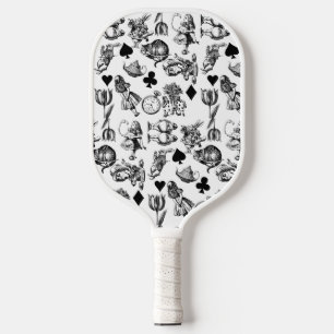 Palas De Pickleball Personajes clásicos de las aventuras de Alicia en 