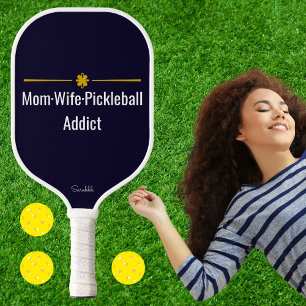 Palas De Pickleball Personaliza Mamá Esposa Adicta al Pickleball Nombr