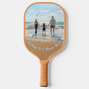 Palas De Pickleball Personaliza tu remo y texto de bola de picnic foto