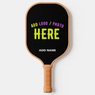 PALAS DE PICKLEBALL PERSONALIZABLE MODERNO ESTILO NEGRO VERIFICADO MAR