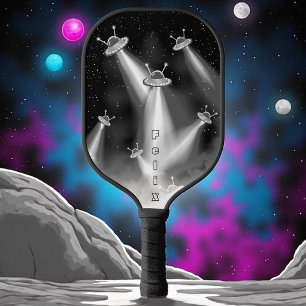 Palas De Pickleball Personalización de la invasión de OVNIS de Ciencia