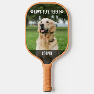 Palas De Pickleball Personalizado 2 Foto Mascota Perro Pickleball Padd