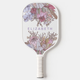 Palas De Pickleball Personalizado Australian Bush Flores Feminine Bouq