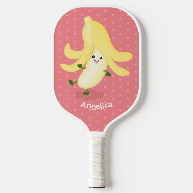 Palas De Pickleball Personalizado bananero Cute kawaii (Anverso)