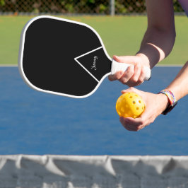 Palas De Pickleball Personalizado blanco y negro