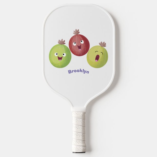Palas De Pickleball Personalizado cantante de trío de gooseberry (Anverso)